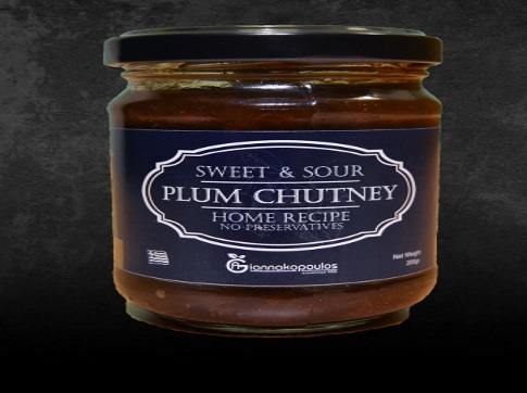 sweet and sour plum chutney